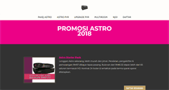 Desktop Screenshot of pakej-astro.com